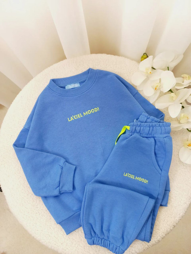 ست پسرانه آبی Laciel ترک دورس سه نخ