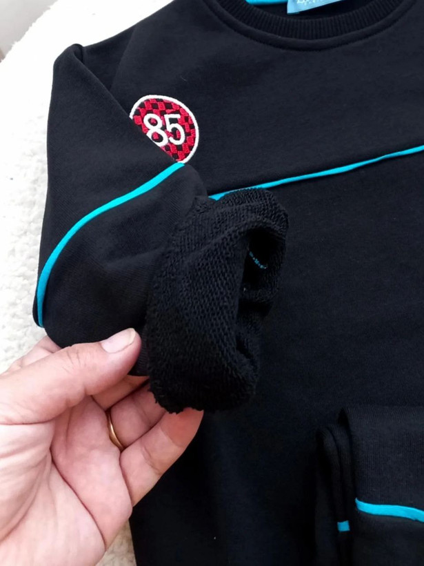 ست دورس سه نخ مشکی بچگانه ترک