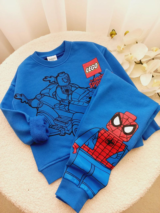 ست لگو اسپایدرمن بچگانه ترک دورس سه نخ