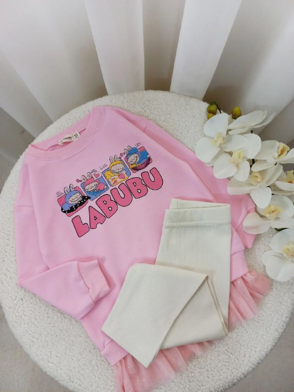 ست دخترانه لبوبو ترک دورس دونخ و لگ کبریتی