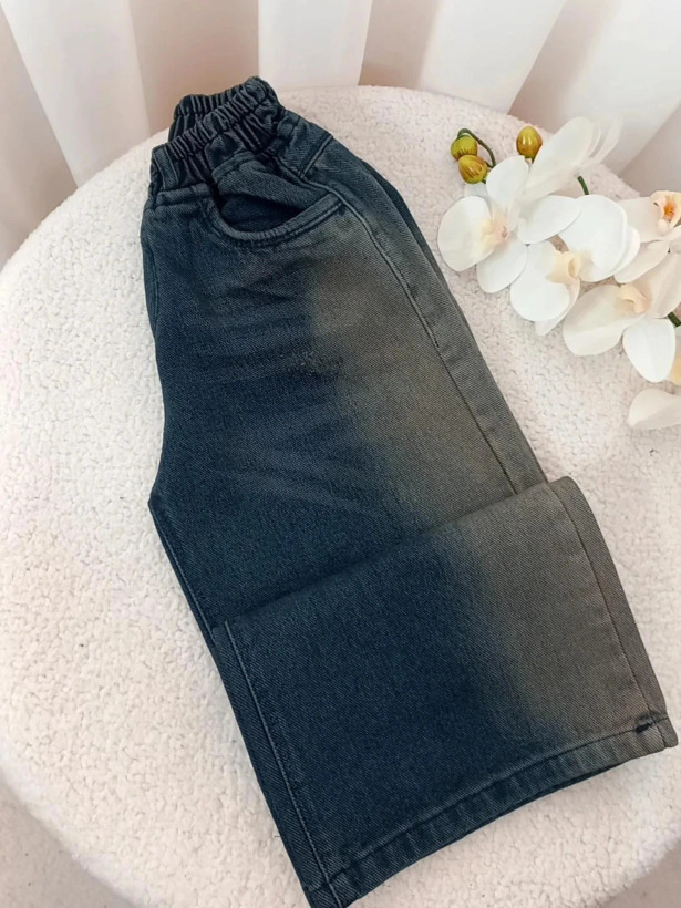 شلوار جین دخترانه فول بگ