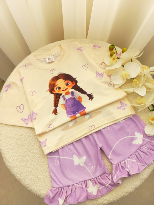 تیشرت شلوارک دخترانه